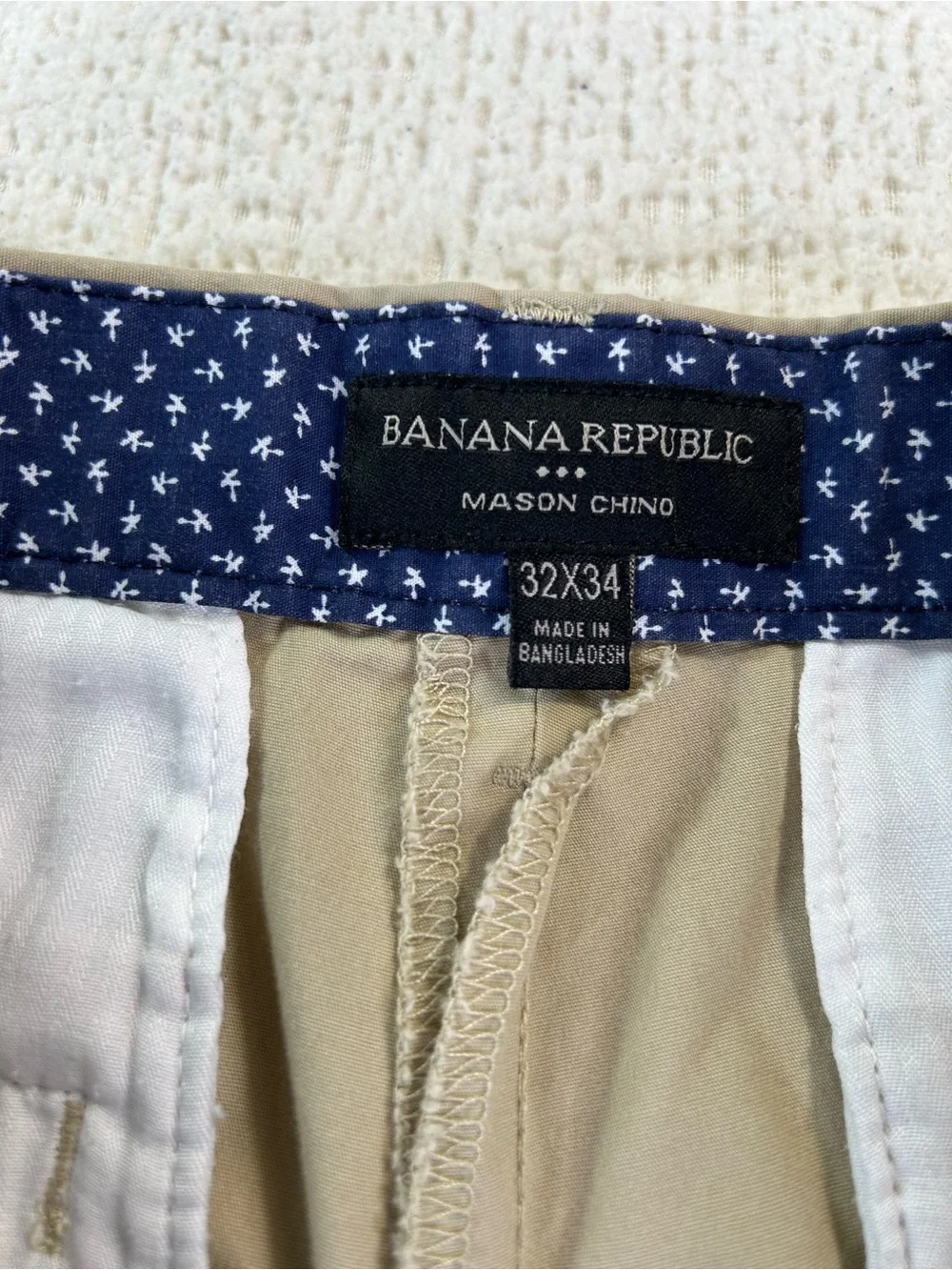 Banana Republic Factory Mason Athletic Fit Chino Men’s 32 Preppy Office